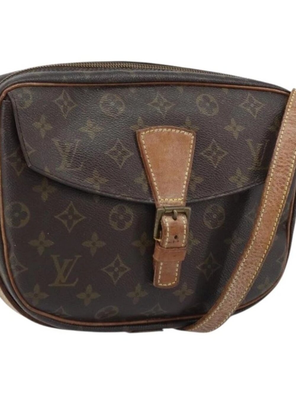 LOUIS VUITTON Monogram Jeune Fille MM Shoulder Bag